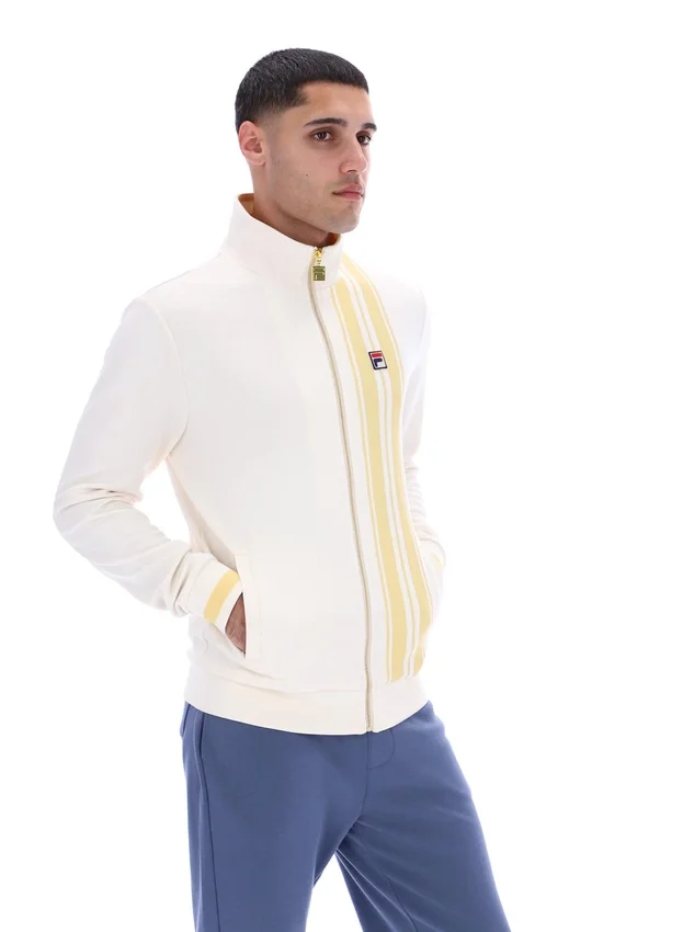 Gardenia Dante Printed Stripe Track Top