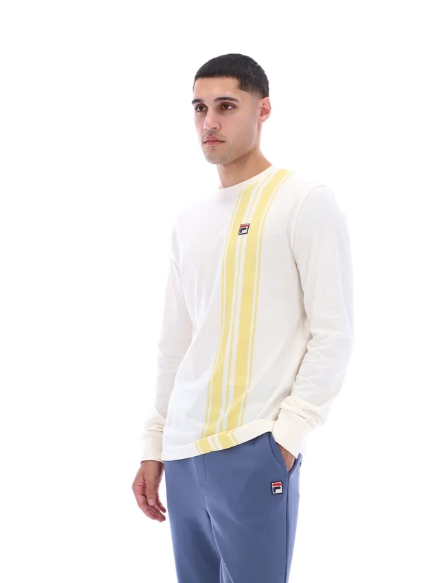Gardenia Deem Long Sleeve Striped Top