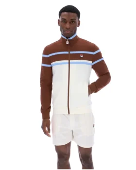Gardenia Giovanni Contrast Panels Track Top