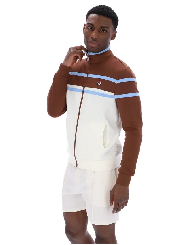 Gardenia Giovanni Contrast Panels Track Top