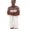 Gardenia Giovanni Contrast Panels Track Top