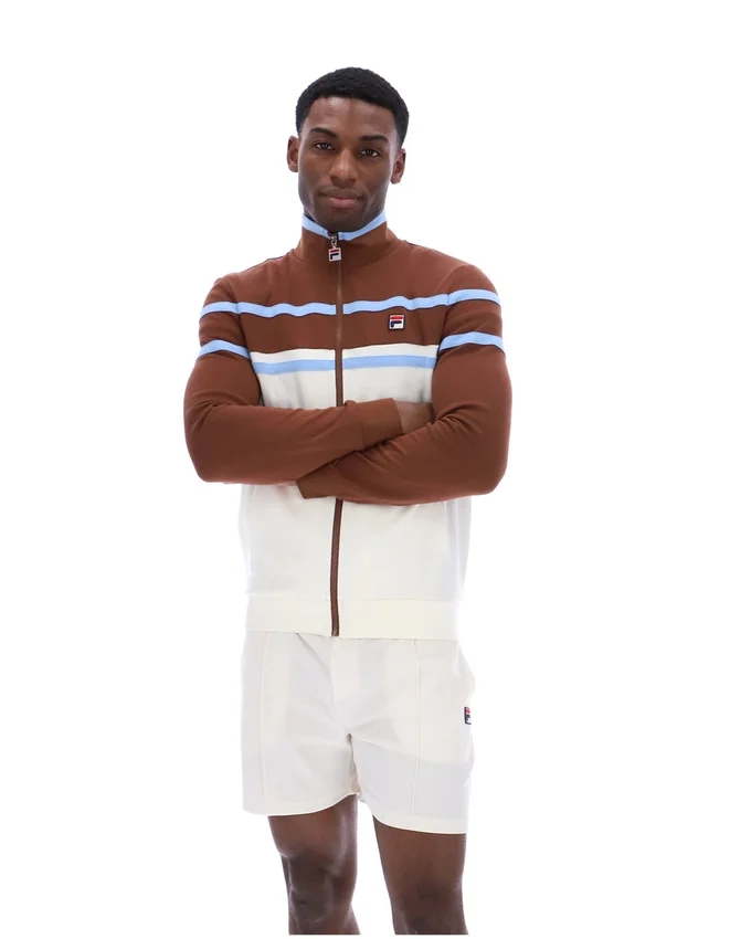 Gardenia Giovanni Contrast Panels Track Top