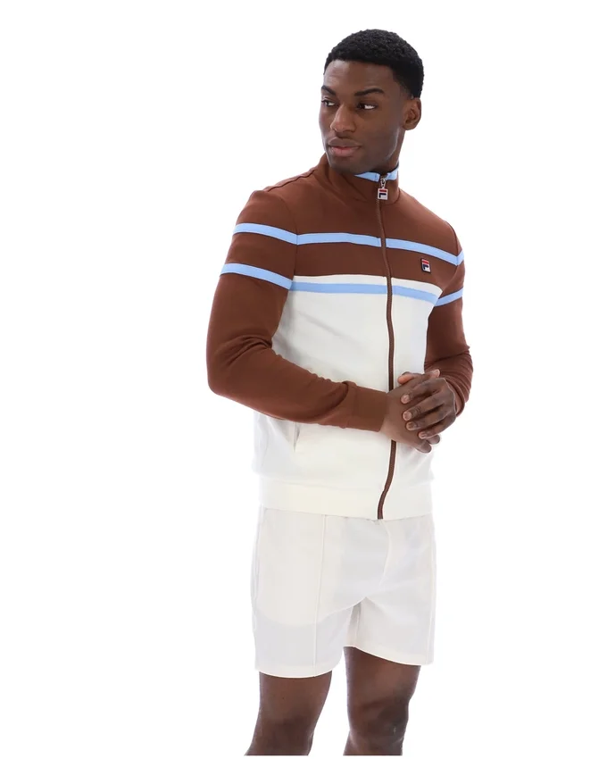 Gardenia Giovanni Contrast Panels Track Top