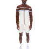 Gardenia Giovanni Contrast Panels Track Top