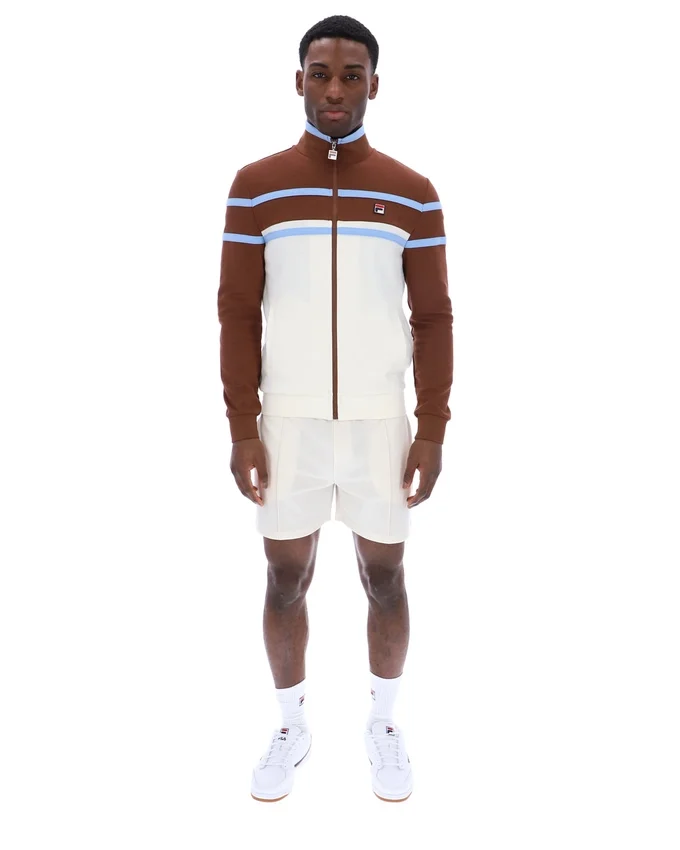 Gardenia Giovanni Contrast Panels Track Top