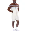 Gardenia Giovanni Contrast Panels Track Top
