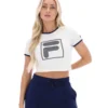 Gardenia Jeno Cap Sleeve Crop Top