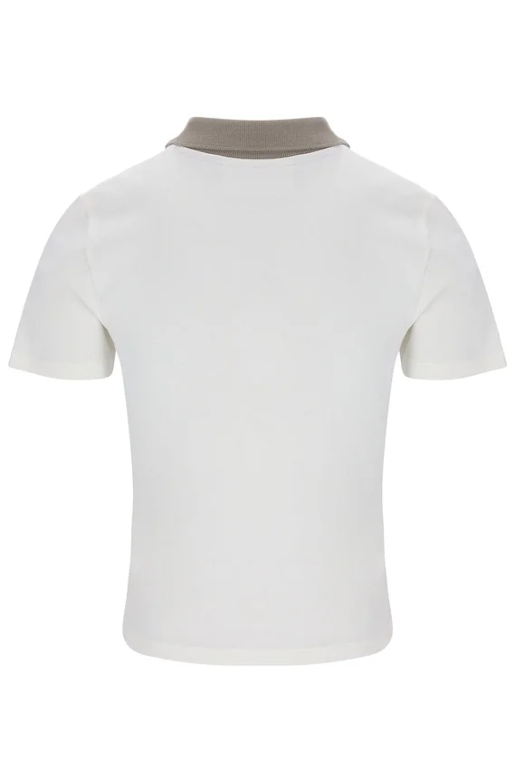 Gardenia Juno Fitted Iconic Polo