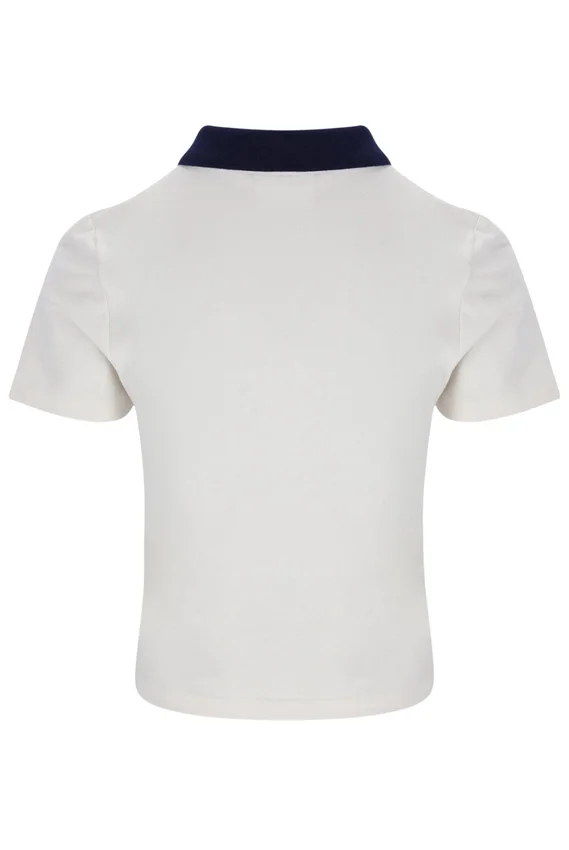 Gardenia Juno Fitted Iconic Polo