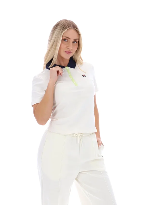 Gardenia Juno Fitted Iconic Polo