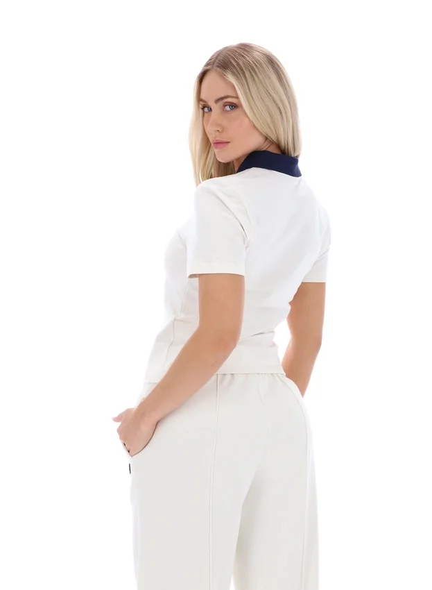 Gardenia Juno Fitted Iconic Polo