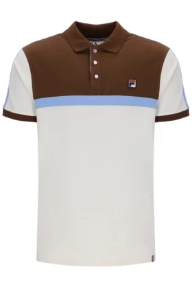 Gardenia Mattia Contrast Panel Polo Shirt