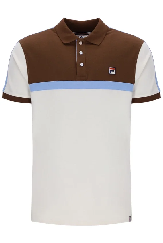 Gardenia Mattia Contrast Panel Polo Shirt