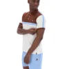Gardenia Mattia Contrast Panel Polo Shirt