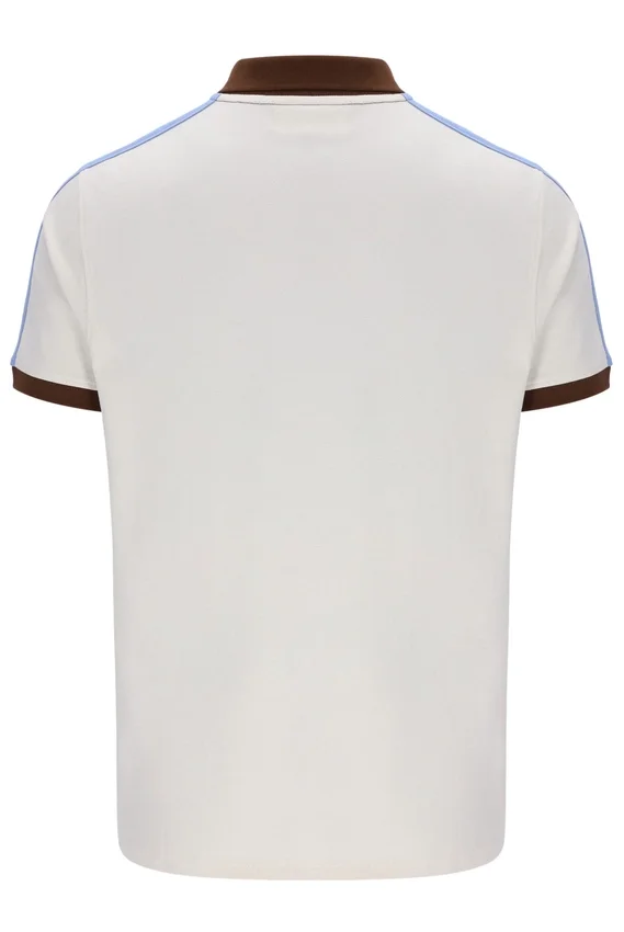 Gardenia Mattia Contrast Panel Polo Shirt
