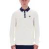 Gardenia Nowell Waffle Knit Long Sleeve Polo