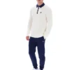 Gardenia Nowell Waffle Knit Long Sleeve Polo