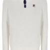 Gardenia Nowell Waffle Knit Long Sleeve Polo