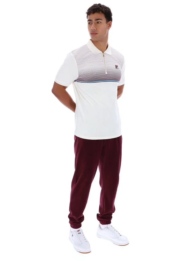 Gardenia Paco Zip Up Velour Polo