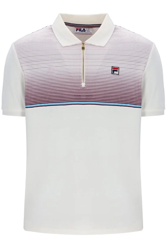 Gardenia Paco Zip Up Velour Polo