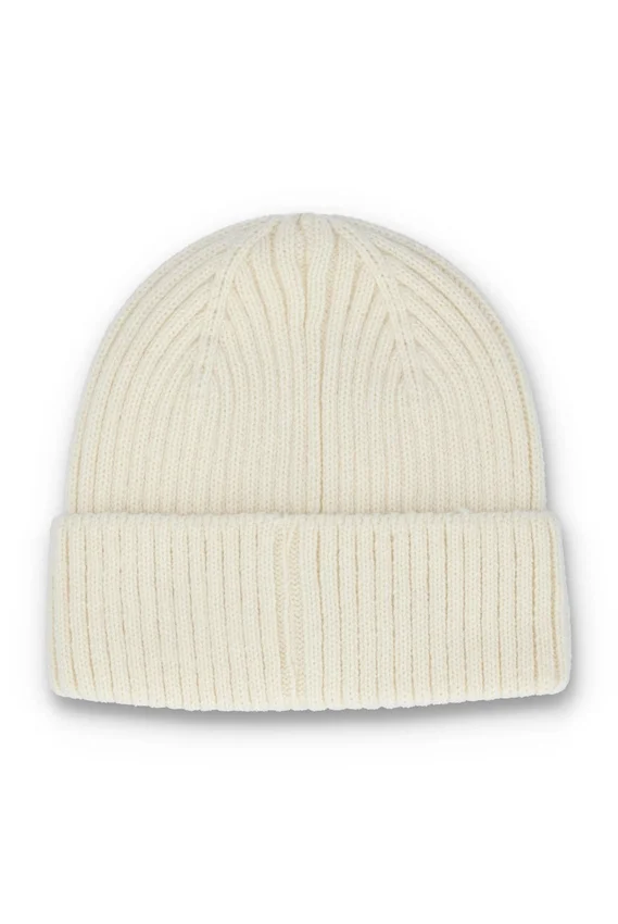 Gardenia Ricco Ribbed Watchman Turn-Up Beanie
