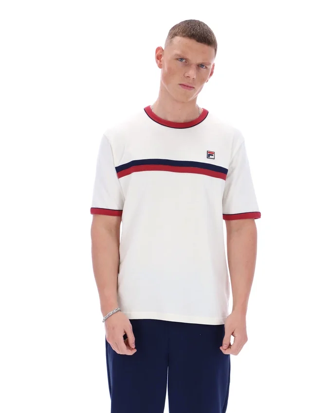 Gardenia Rosario Tee with Terry Stripes