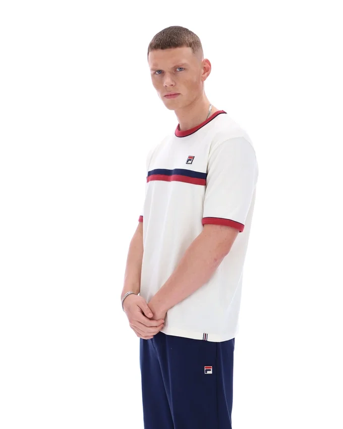 Gardenia Rosario Tee with Terry Stripes