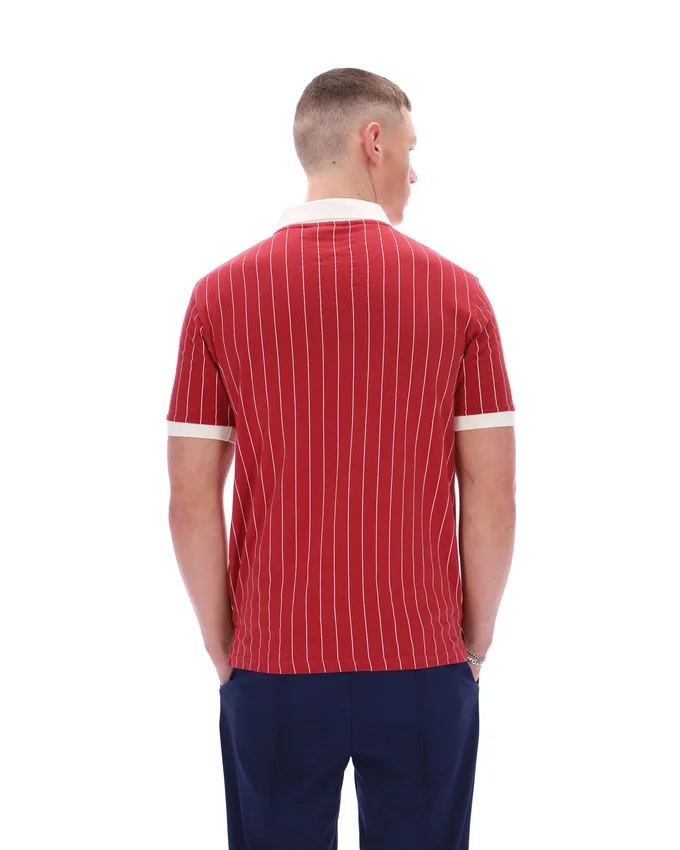 Garnet BB1 Classic Vintage Striped Polo