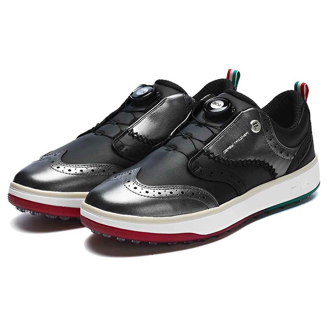 GF Derby Skate Shoes "Black Silver"
