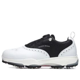 Golf Oxford Spike Sneakers "White Black"
