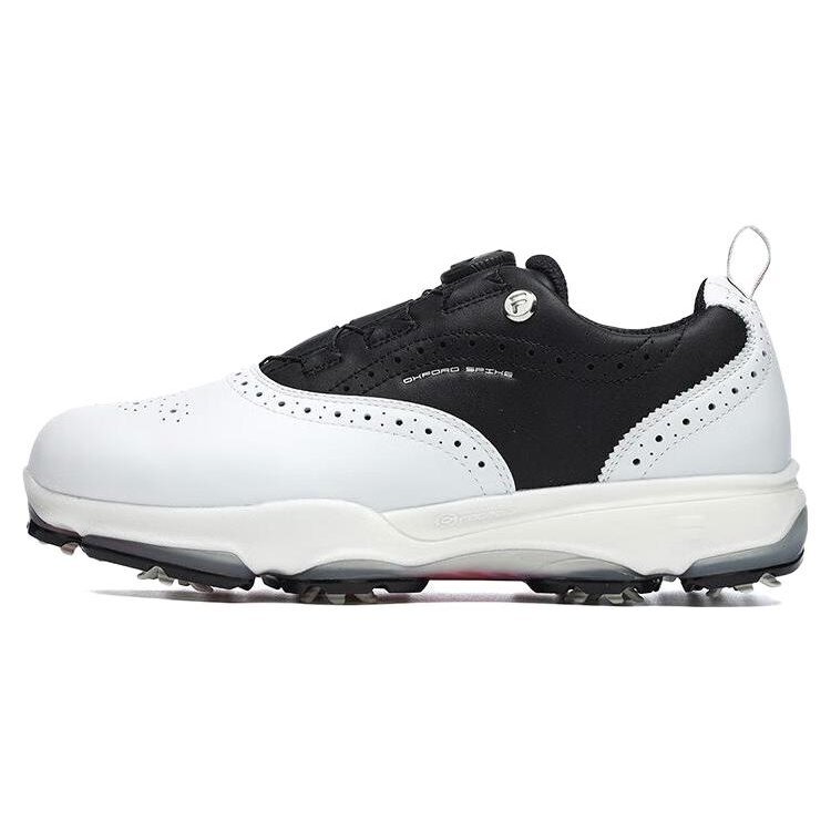 Golf Oxford Spike Sneakers "White Black"
