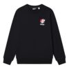 Graphic Print Pullover "Black"