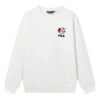 Graphic Print Pullover "White"