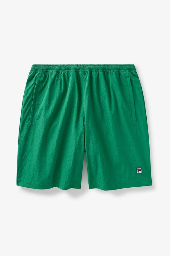 Green Fila x Hailey Crinkle Shorts