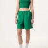 Green Fila x Hailey Crinkle Shorts