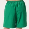 Green Fila x Hailey Crinkle Shorts