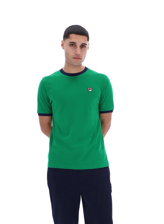 Green Marconi Essential Ringer T-Shirt
