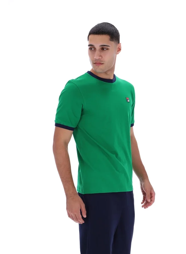 Green Marconi Essential Ringer T-Shirt