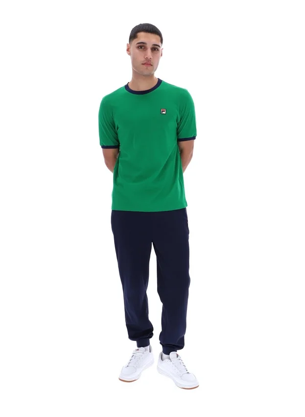 Green Marconi Essential Ringer T-Shirt