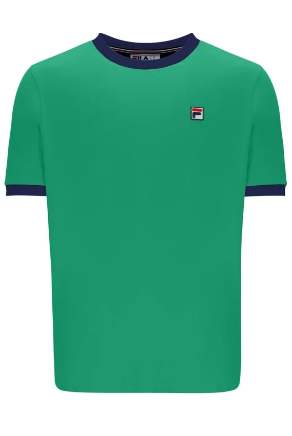 Green Marconi Essential Ringer T-Shirt