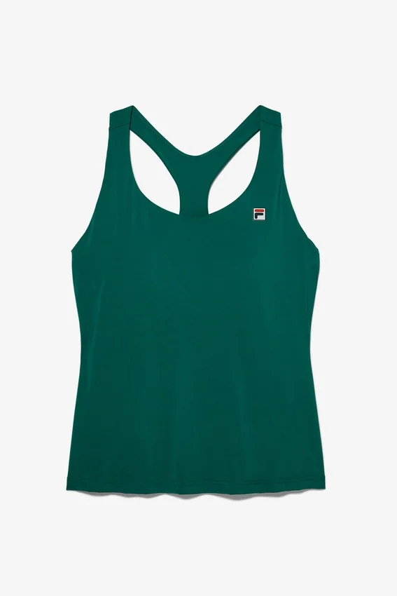 Green Tennis Racerback Top