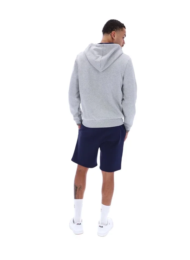 Grey Marl Tenconi Zip Up Hoodie