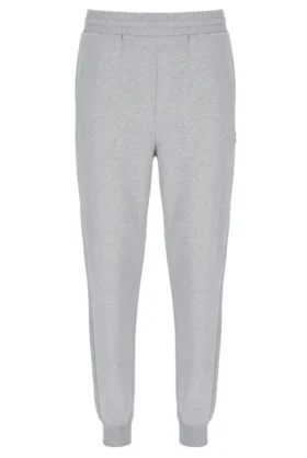 Grey Marl Visconti Tipped Cuff Track Pant