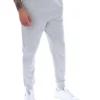 Grey Marl Visconti Tipped Cuff Track Pant