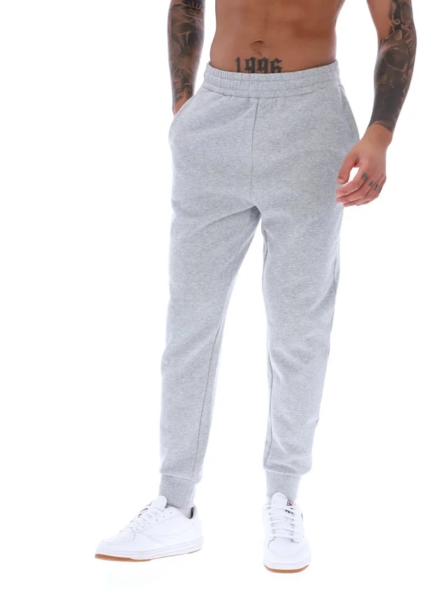 Grey Marl Visconti Tipped Cuff Track Pant
