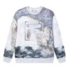 HERITAGE Collection THE GREAT MATISSE Theme F-Box Logo Sweatshirt "White Multi-Color"