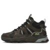 High Top Retro Shoes "Black Brown"