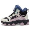 High Top Shoes "Black White Pink"