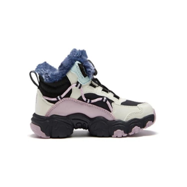 High Top Shoes "Black White Pink"