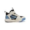 High-Top Skate Shoes "White Black Blue"